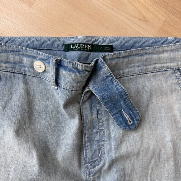 Ralph Lauren NWT Cotton Jean Style Pants Size 10 - Picture 5 of 7